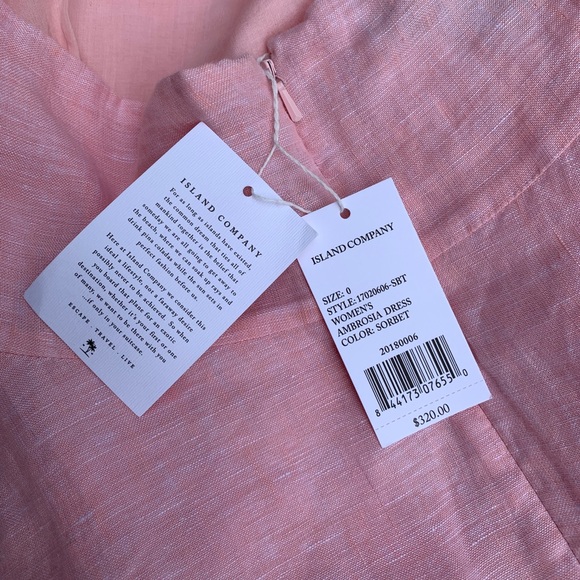 NWT Island Company Ambrosia Linen Dress - Picture 10 of 13